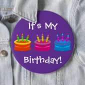 Es ist mein Geburtstag Button (Beispiel)