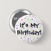 Es ist mein Geburtstag! Button (Vorne & Hinten)