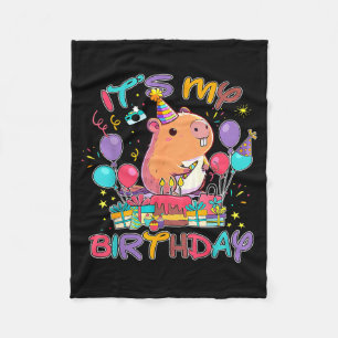Es ist mein Geburtstag Capybara-Liebhaber Geburtst Fleecedecke