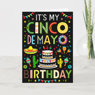 Es ist mein Geburtstag Cinco De Mayo Party Karte