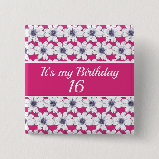 Es ist mein Geburtstag Custom Geburtstag Button (Vorderseite)