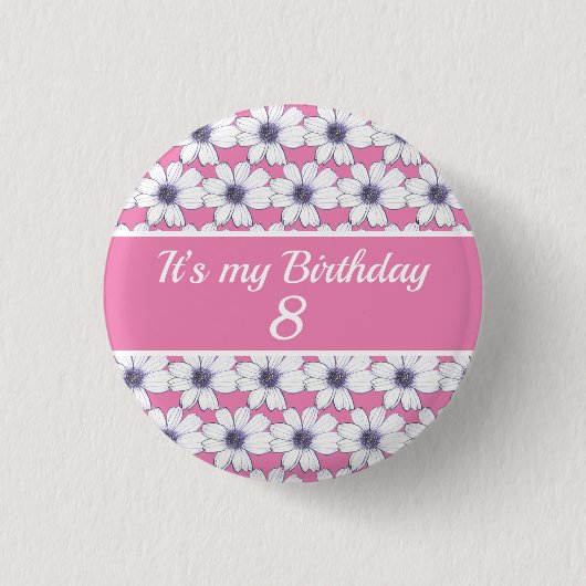 Es ist mein Geburtstag Custom Geburtstag Button (Vorderseite)