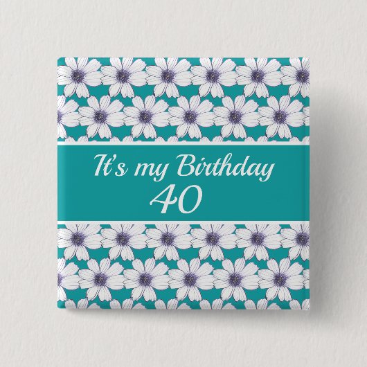 Es ist mein Geburtstag Custom Geburtstag Button (Vorderseite)