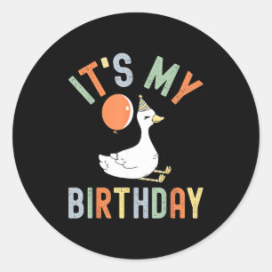 Es ist mein Geburtstag Dummer Familien Frauen Männ Runder Aufkleber