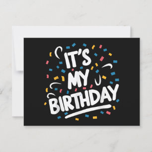 Es ist mein Geburtstag für Jungs Mädchen Kinder Mä Postkarte