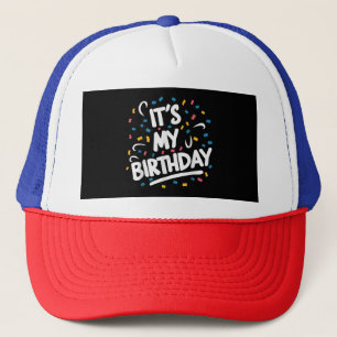 Es ist mein Geburtstag für Jungs Mädchen Kinder Mä Truckerkappe