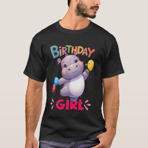 Es ist mein Geburtstag für Mädchen Nilpferd süßes  T-Shirt