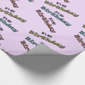 Es ist mein Geburtstag Geschenkpapier (Ecke)