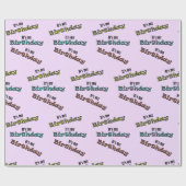 Es ist mein Geburtstag Geschenkpapier (Flach)