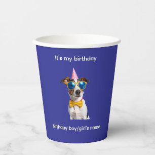 Es ist mein Geburtstag Hund – Lustiges Hunde-Gebur Pappbecher