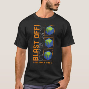 Es ist mein Geburtstag, ich bin 5, Raumplaneten Sy T-Shirt