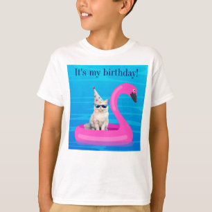 Es ist mein Geburtstag Katze Schwimmring T-Shirt