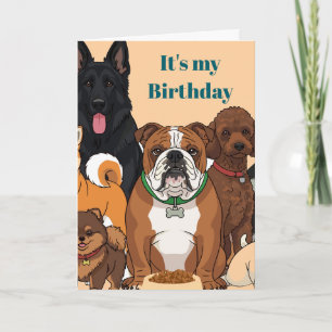 Es ist mein Geburtstag Klappkarte Karte