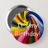 Es ist mein Geburtstag! Knopf Button (Vorne & Hinten)
