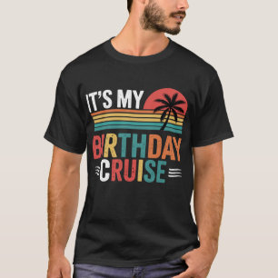 Es ist mein Geburtstag-Kreuzfahrt Retro-Sonnenbril T-Shirt