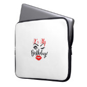 Es ist mein Geburtstag! Laptopschutzhülle (Vorderseite Links)