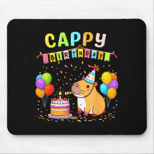 Es ist mein Geburtstag Mädchen Capybara Liebhaber Mousepad