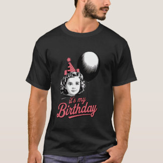Es ist mein Geburtstag Mädchen Frauen Vintage Bubb T-Shirt