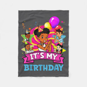 Es ist mein Geburtstag Mädchen Gracie Nk Puppe Fam Fleecedecke