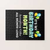 Es ist mein Geburtstag Monat Geschenke anzunehmen  Puzzle (Horizontal)