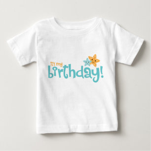 "Es ist mein Geburtstag" Niedliche Starfish Kids Baby T-shirt