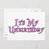 Es ist mein Geburtstag Postkarte (Vorne/Hinten)