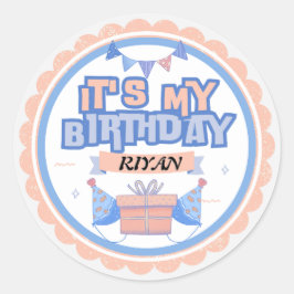 Es ist mein Geburtstag! Spaß & Feiern - Perfekt fü Runder Aufkleber