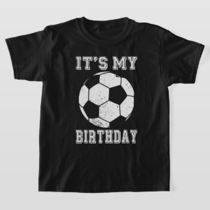 Es ist mein Geburtstags-Fußballdesign T-Shirt