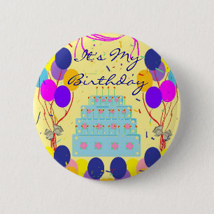 Es ist mein Geburtstags-Party-heftiger Schlag Button