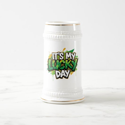 Es ist mein Glückstag, St. Patrick's Day Bierglas (Mittel)