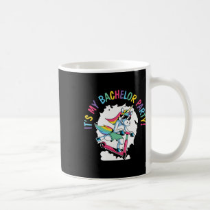 Es ist mein Junggesellenabschied Einhorn Bräutigam Kaffeetasse