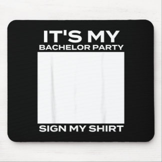 Es ist mein Junggesellenabschied - Groom Stag Part Mousepad