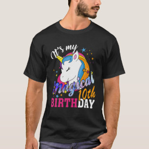 Es ist mein magischer 10. Geburtstags-Glückwunsch T-Shirt