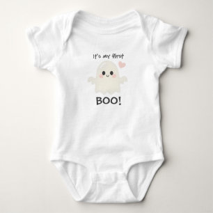Es ist mein Niedlicher Halloween-Geist vom ersten  Baby Strampler