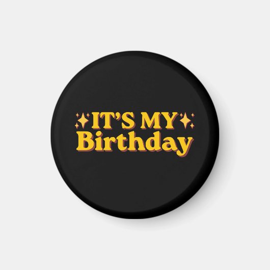 Es ist mein Retro-Geburtstag Magnet (Vorne)