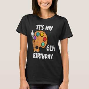Es ist mein sechster Geburtstag, 6 Jahre alte Männ T-Shirt