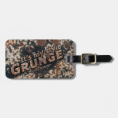 Es ist mein Stil GRUNGE Rusty Letters Gepäckanhänger (Vorderseite horizontal)