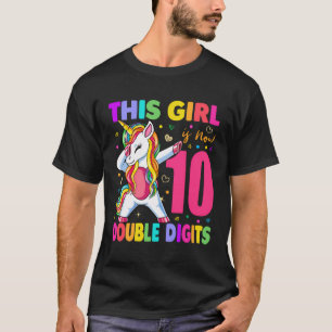 Es ist mein zehnter Geburtstag, dieses Mädchen ist T-Shirt