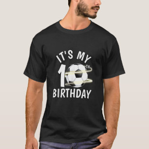 Es ist mein zehnter Geburtstag Shirt Fußball-Playe
