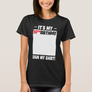 Es ist meine 50. Geburtstagsparty, 50 Jahre alt T-Shirt