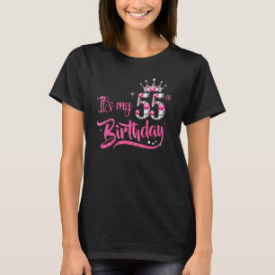 Es ist meine 55. Geburtstagsfeier Pink Diamond 55 T-Shirt