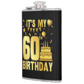 Es ist meine 60. Party Flachmann (Links)