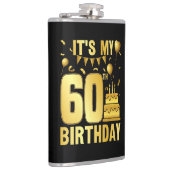 Es ist meine 60. Party Flachmann (Rechts)