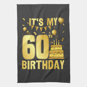 Es ist meine 60. Party Geschirrtuch
