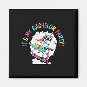 Es ist meine Bachelor Party Einhorn Groom Ehe Hoch Magnet
