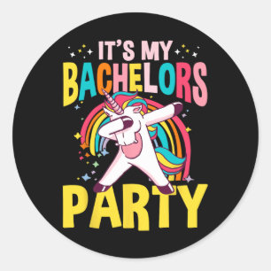Es ist meine Bachelor Party für Groom-Naughty-Funn Runder Aufkleber