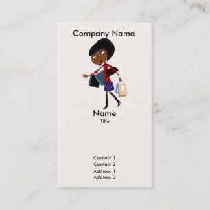 Es ist meine Bag-Visitenkarte Visitenkarte