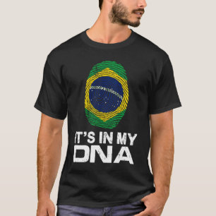 ES IST MEINE DNA IN Flag National Pride Fingerprin T-Shirt
