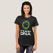 ES IST MEINE DNA IN Flag National Pride Fingerprin T-Shirt (Vorne ganz)