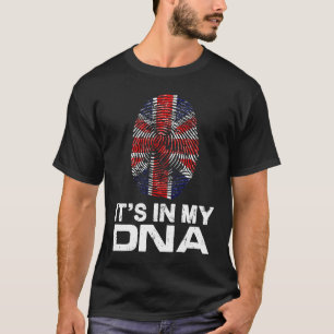 ES IST MEINE DNA IN Nationaler Stolz Fingerabdruck T-Shirt